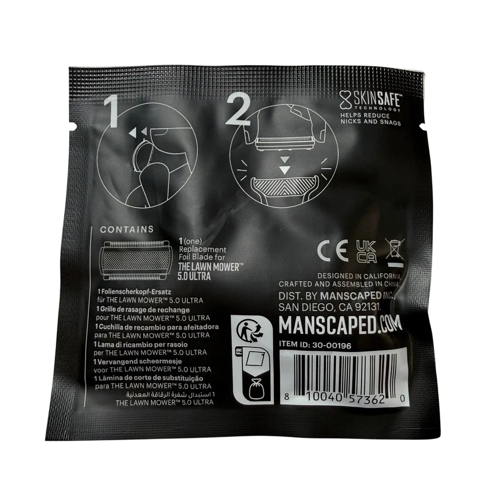 Manscaped Lawn Mower 5.0 Ultra SkinSafe‎ Foil Replacement Blade New